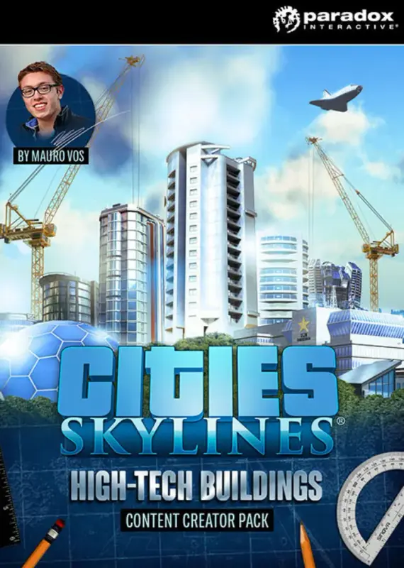 Cities Skylines - Content Creator Pack High-Tech Buildings DLC — Steam, Standard