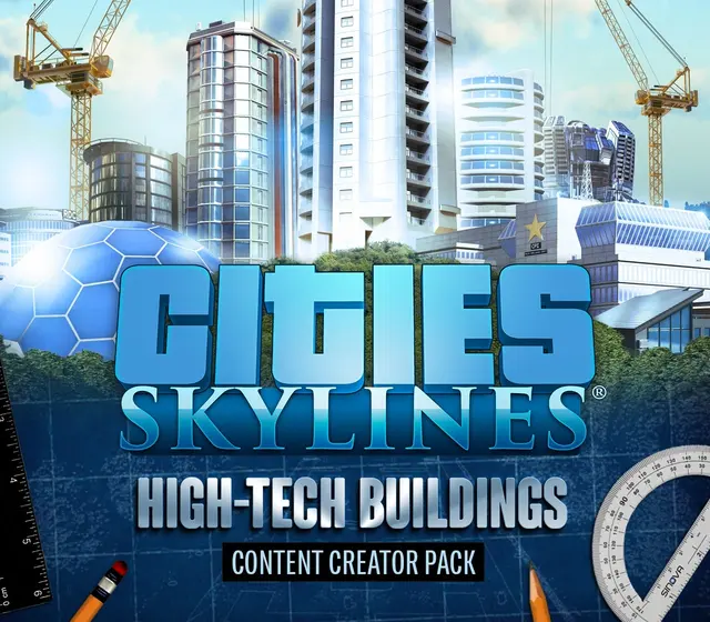 Cities: Skylines - Content Creator Pack: High-Tech Buildings DLC — Steam, Standard