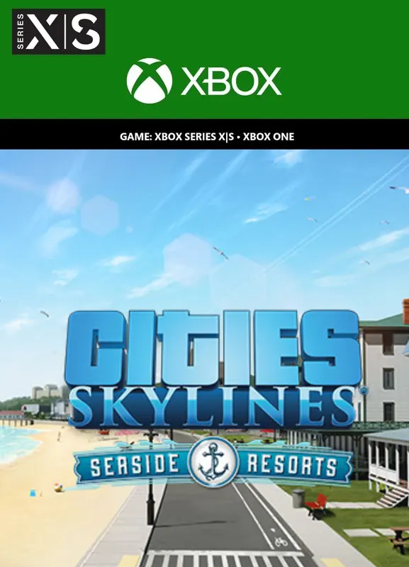 Cities: Skylines - Content Creator Pack: Seaside Resorts (DLC) — Xbox Live, Standard