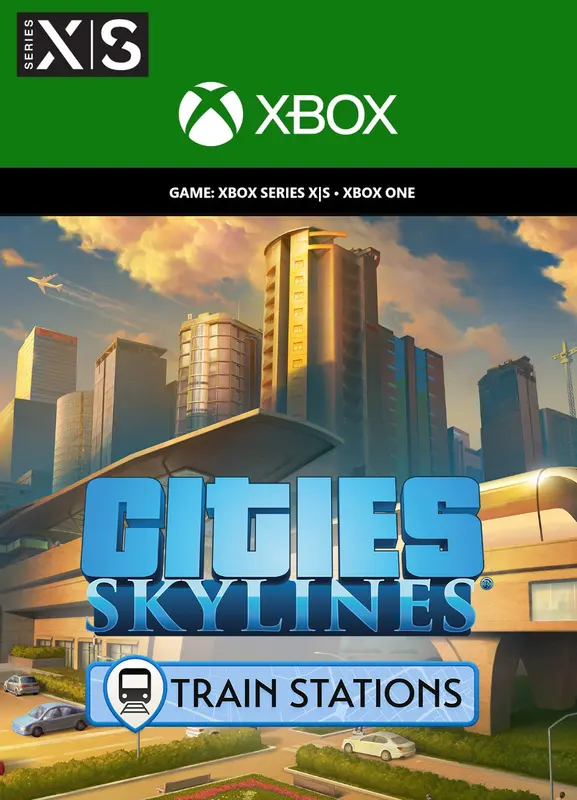 Cities: Skylines - Content Creator Pack: Train Stations (DLC) — Xbox Live, Standard