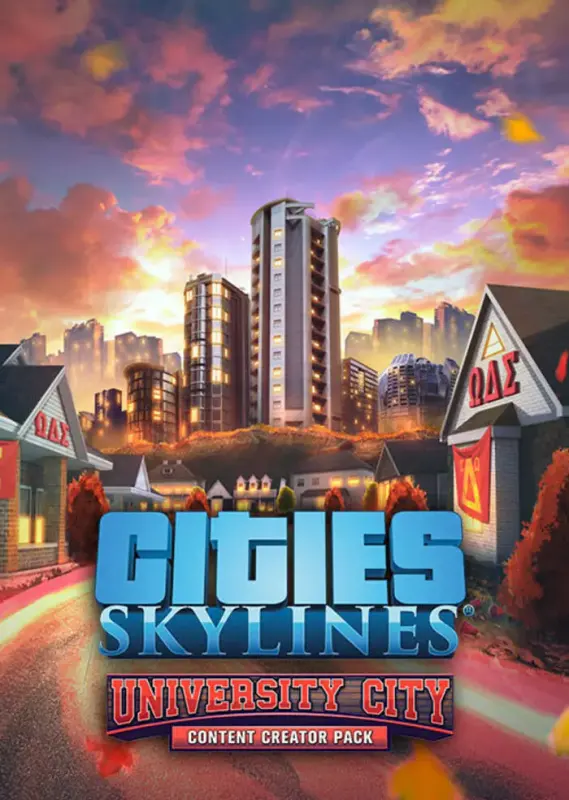 Cities Skylines - Content Creator Pack University City DLC — Steam, Standard