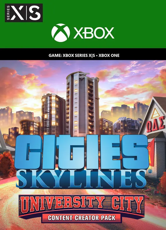 Cities: Skylines - Content Creator Pack: University City (DLC) — Xbox Live, Standard