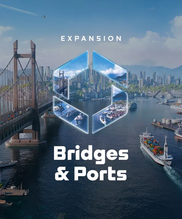 Cities: Skylines II - Bridges & Ports (DLC) — Steam, Standard