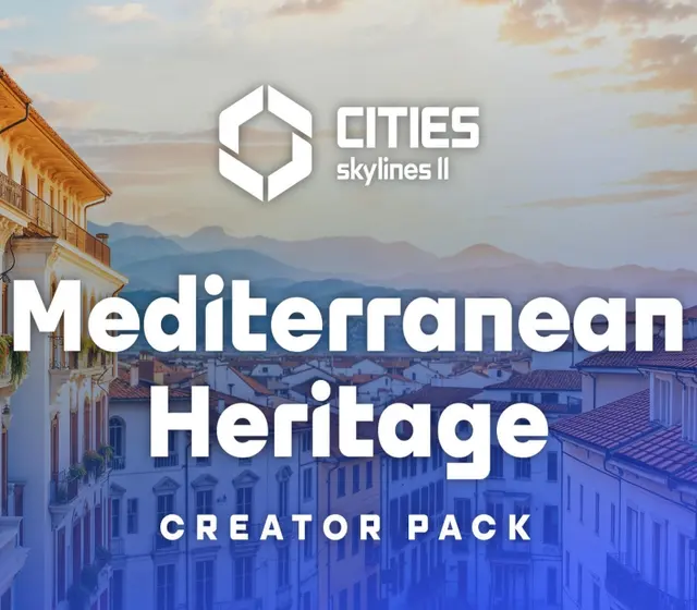 Cities: Skylines II - Creator Pack: Mediterranean Heritage DLC — Steam, Standard