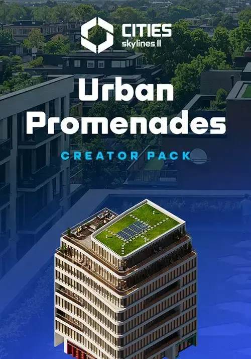 Cities Skylines II - Creator Pack Urban Promenades DLC — Steam, Standard