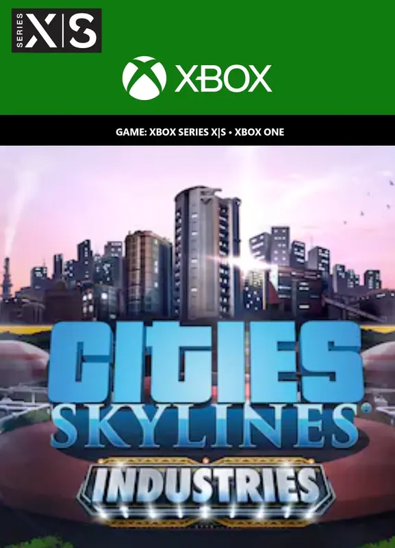 Cities: Skylines - Industries (DLC) — Xbox Live, Standard