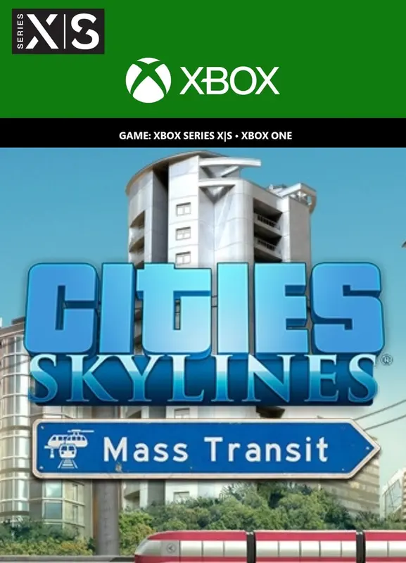 Cities: Skylines - Mass Transit (DLC) — Xbox Live, Standard