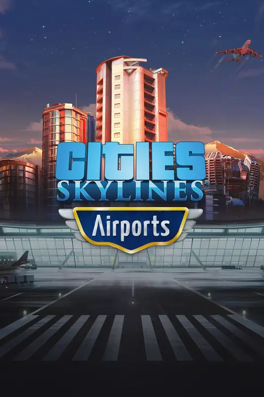 Jaquette de Cities Skylines Remastered Airports (DLC) — DLC Xbox (Xbox Series X|S)