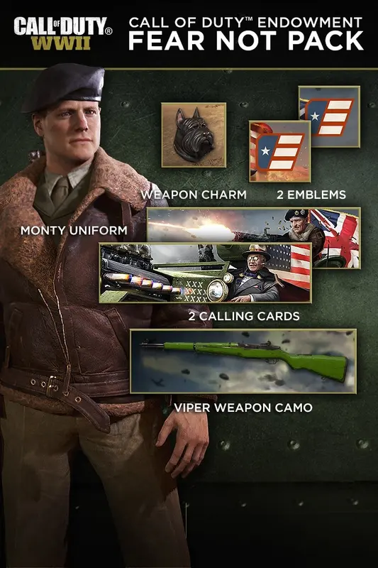 CoD WWII Call of Duty Endowment Fear Not Pack — Steam, Standard
