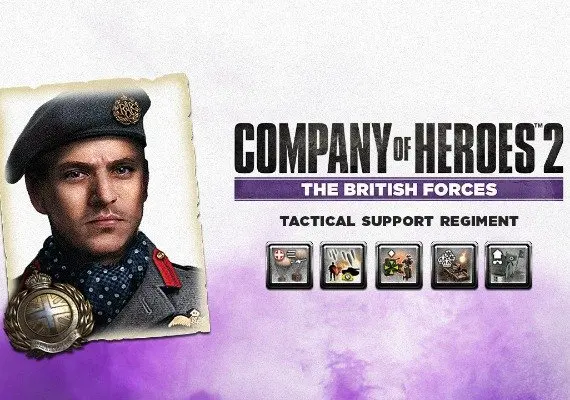 Company of Heroes 2: British Commander - Tactical Support Regiment DLC EN/DE/FR/IT/PL/CS/RU/ES — Steam, Standard