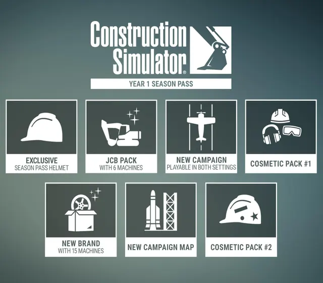 Construction Simulator - Year 1 Season Pass DLC — Steam, Standard