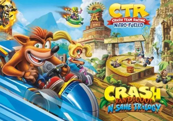 Crash Bandicoot Bundle - N. Sane Trilogy + CTR Nitro-Fueled EN — Xbox One / Xbox Series X|S, Standard