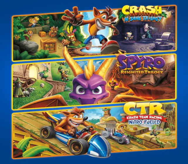 Crash + Spyro Triple Play Bundle — Xbox One, Standard
