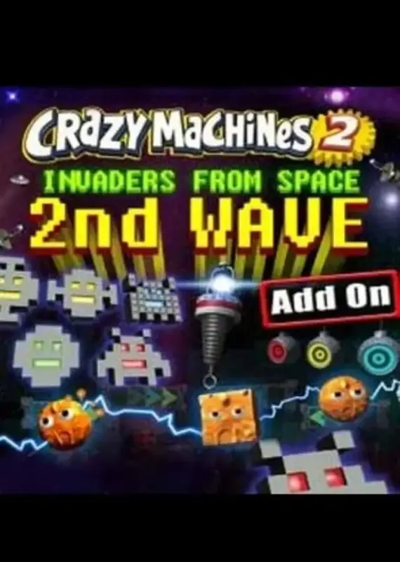 Crazy Machines 2 - Invaders from Space, 2nd Wave DLC — Steam, Standard