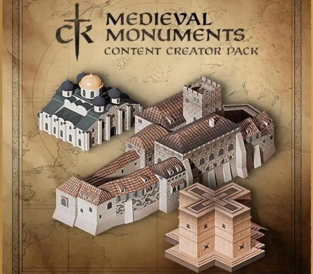 Crusader Kings III - Content Creator Pack: Medieval Monuments DLC — Steam, Standard