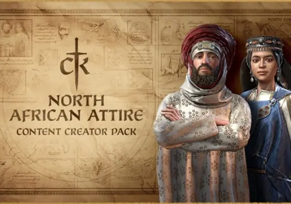Crusader Kings III: North African Attire - Content Creator Pack EN/DE/FR/KO/RU/ZH/ES — Steam, Standard