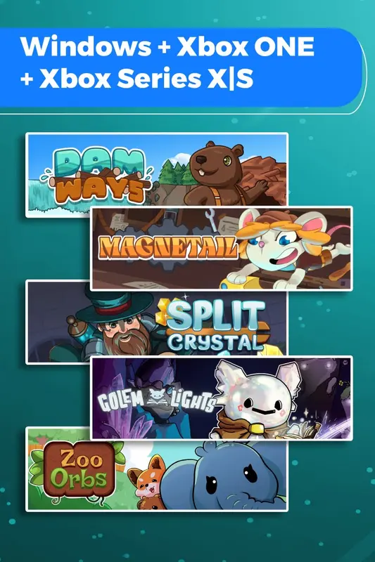 Damways + Magnetail + Split Crystal + Golem Lights + Zoo Orbs (Bundle) — Xbox Live, Standard