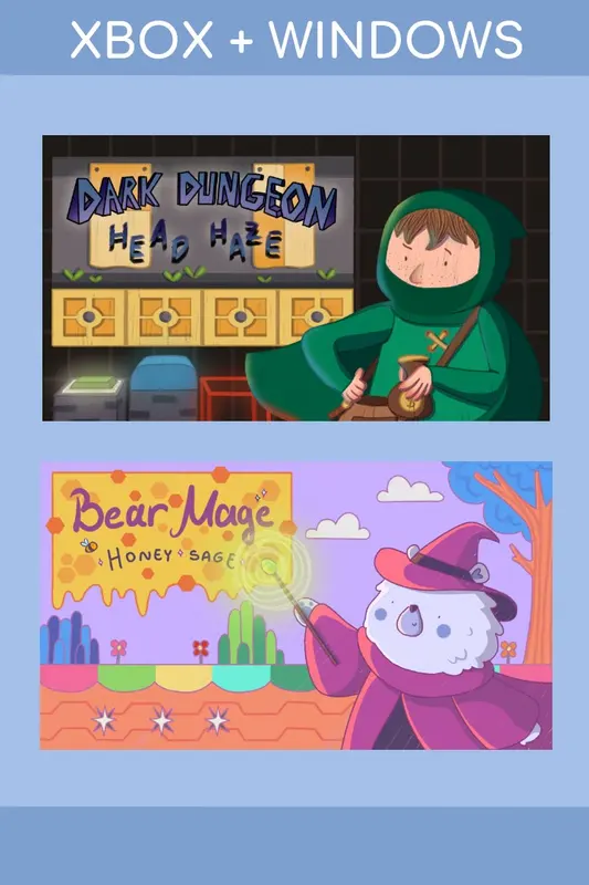 Dark Dungeon Head Haze / Bear Mage Honey Sage (Bundle) — Xbox Live, Standard