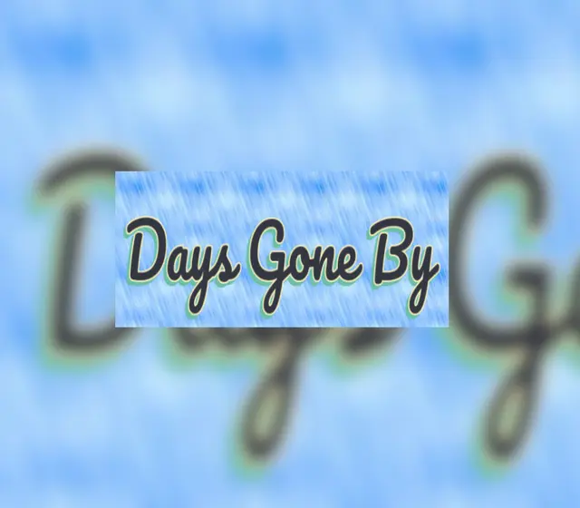 Days Gone By — Steam, Standard