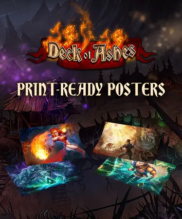 Deck of Ashes - Print-Ready Posters (DLC) — Steam, Standard