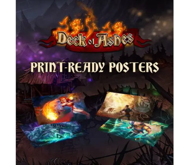Deck of Ashes - Print-Ready Posters DLC — Steam, Standard