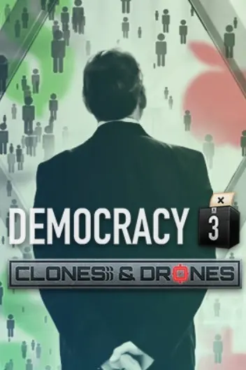 Jaquette de Democracy 3: Clones and Drones (DLC) — DLC PC (Steam)