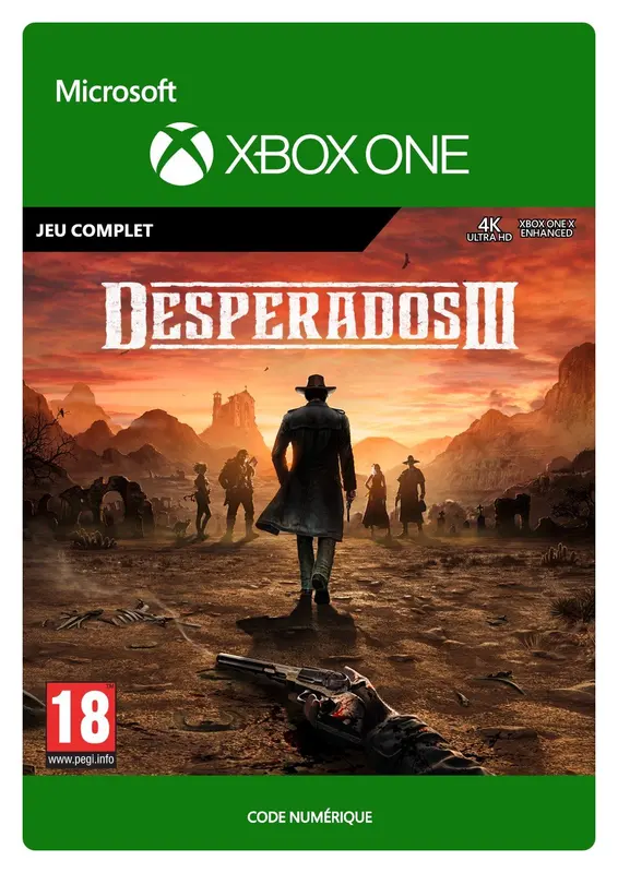 Jaquette de Desperados III — jeu Xbox (Xbox One)