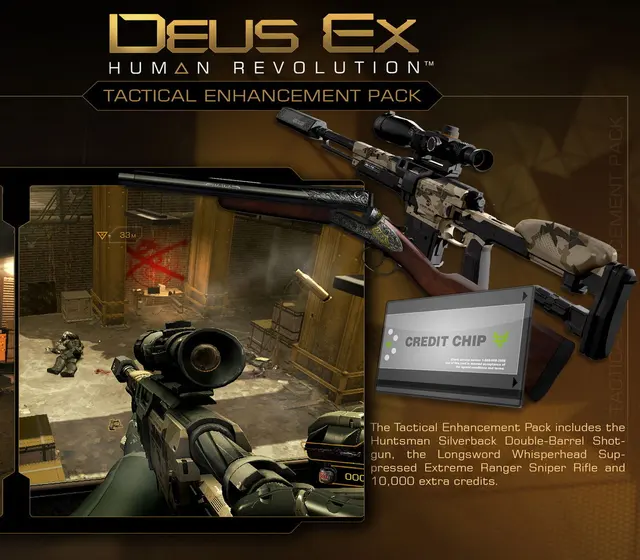 Deus Ex: Human Revolution - Tactical Enhancement Pack DLC PC Steam Gift — Steam, Standard