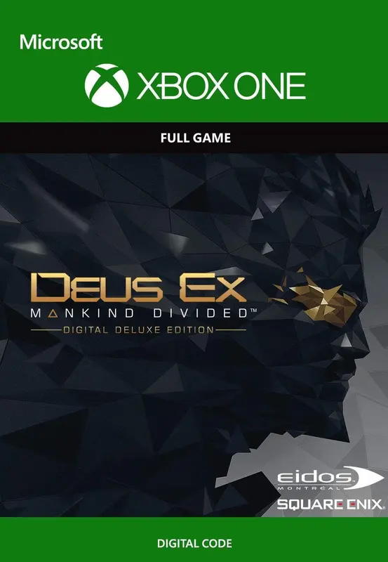 Jaquette de Deus Ex: Mankind Divided - Digital Deluxe Edition — jeu Xbox (Xbox Live)