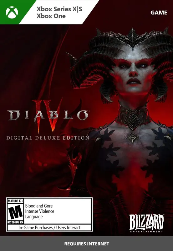 Diablo® IV - Digital Deluxe Edition — Xbox Live, Digital Deluxe Edition