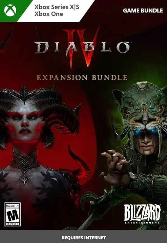 Jaquette de Diablo® IV: Vessel of Hatred™ - Expansion Bundle — jeu Xbox (Xbox Live)
