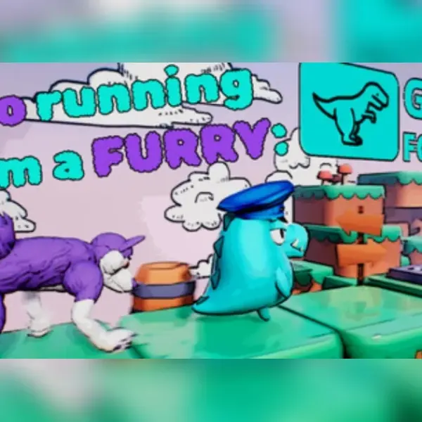 Dino Running from a FURRY: GAMESFORFARM — Steam, Standard