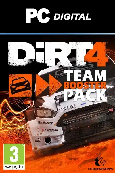 DiRT 4 - Team Booster Pack DLC — Steam, Standard