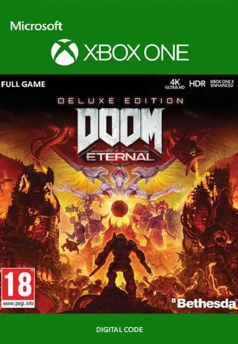 Jaquette de DOOM Eternal Deluxe Edition — jeu Xbox (Xbox Live)