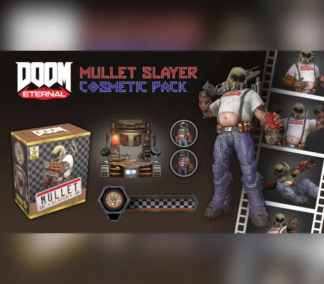 DOOM Eternal - Mullet Slayer Master Collection Cosmetic Pack — Nintendo, Standard