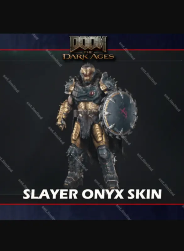 Doom: The Dark Ages - Onyx Slayer Skin (DLC) — Bethesda, Standard