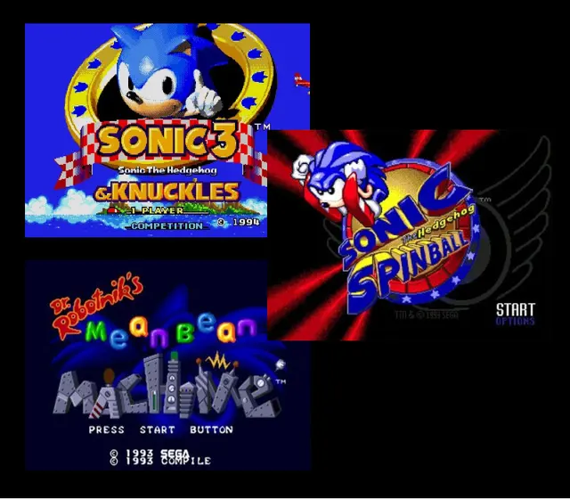 Dr. Robotnik's Mean Bean Machine + Sonic 3 and Knuckles + Sonic Spinball Bundle — Steam, Standard
