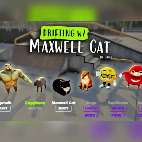 Drifting with Maxwell Cat: The Game — Steam, Standard