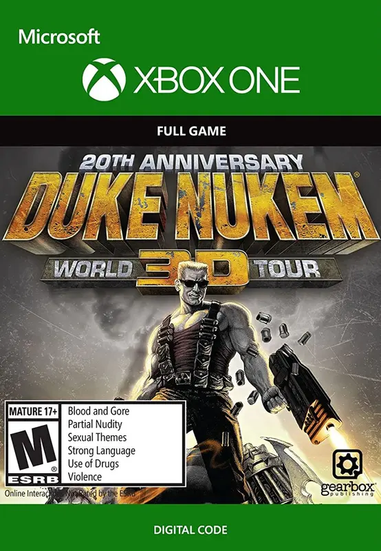 Jaquette de Duke Nukem 3D: 20th Anniversary World Tour — jeu Xbox (Xbox Live)