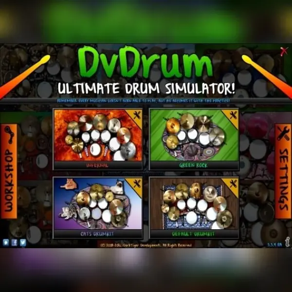 DvDrum, Ultimate Drum Simulator! — Steam, Standard