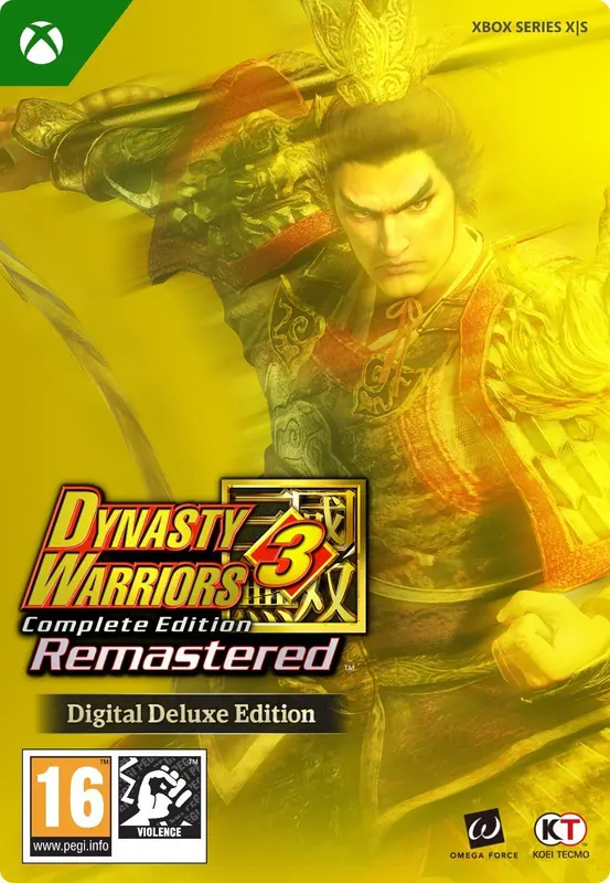 Dynasty Warriors 3: Complete Edition Remastered Deluxe Edition — Xbox Series X|S, Deluxe Edition