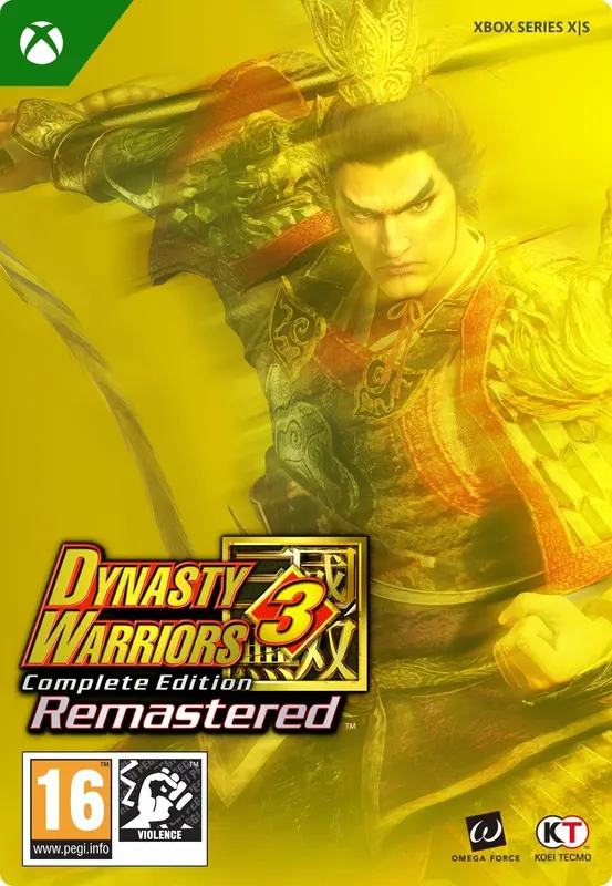 Dynasty Warriors 3: Complete Edition Remastered Standard Edition — Xbox Series X|S, Standard Edition