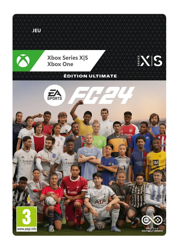 Jaquette de EA SPORTS FC 24 Ultimate Edition — jeu Xbox (Xbox One / Xbox Series X|S)