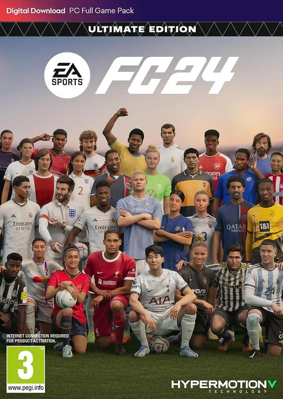 Jaquette de EA SPORTS FC 24 Ultimate Edition (EN/FR/ES-MX/BR) — jeu PC (EA app)