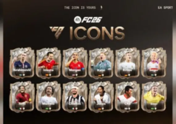 Jaquette de EA Sports: FC 26 ICONS Edition EN — jeu Xbox (Xbox One / Xbox Series X|S)