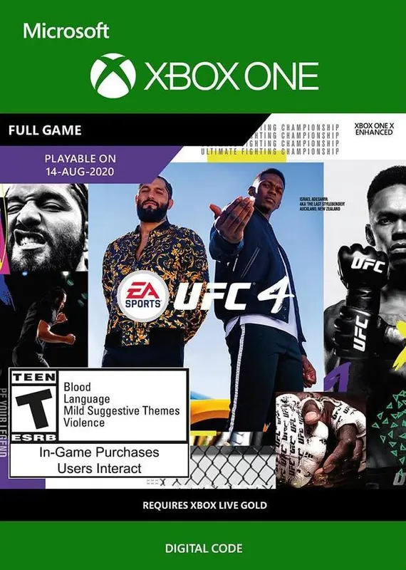 EA SPORTS UFC 4 — Xbox One, Standard