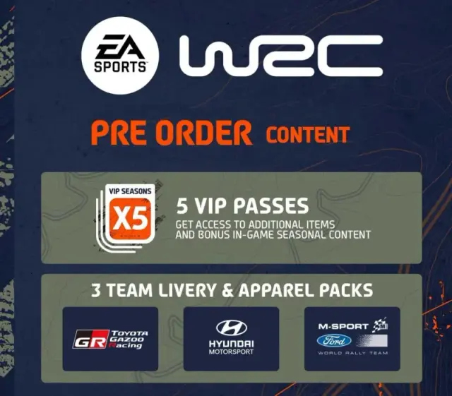 Jaquette de EA Sports WRC 23 - Bonus DLC — DLC PlayStation (PlayStation 4 / PlayStation 5)
