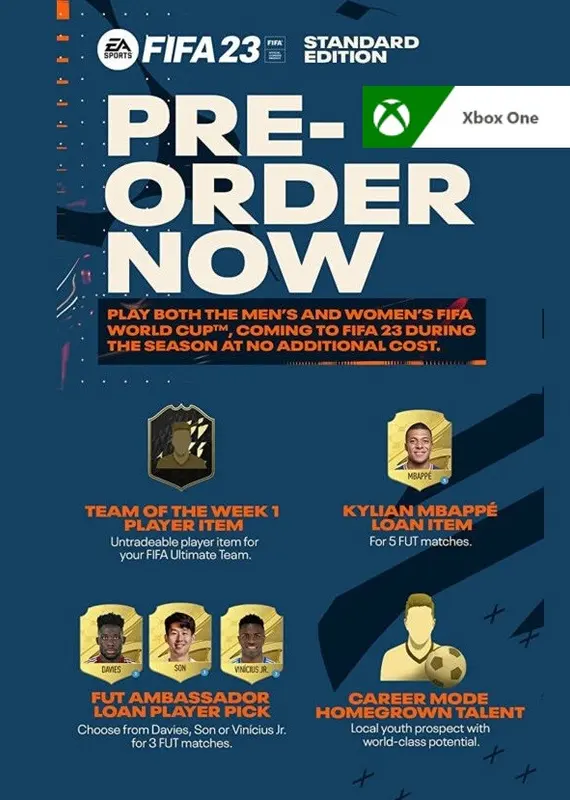 Jaquette de EA SPORTS™ FIFA 23 Standard Edition Pre-Order Bonus (DLC) — DLC Xbox (Xbox One)