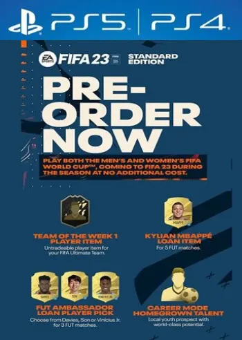 Jaquette de EA SPORTS™ FIFA 23 Standard Edition Pre-Order Bonus (DLC) — DLC PlayStation (PlayStation 4 / PlayStation 5)