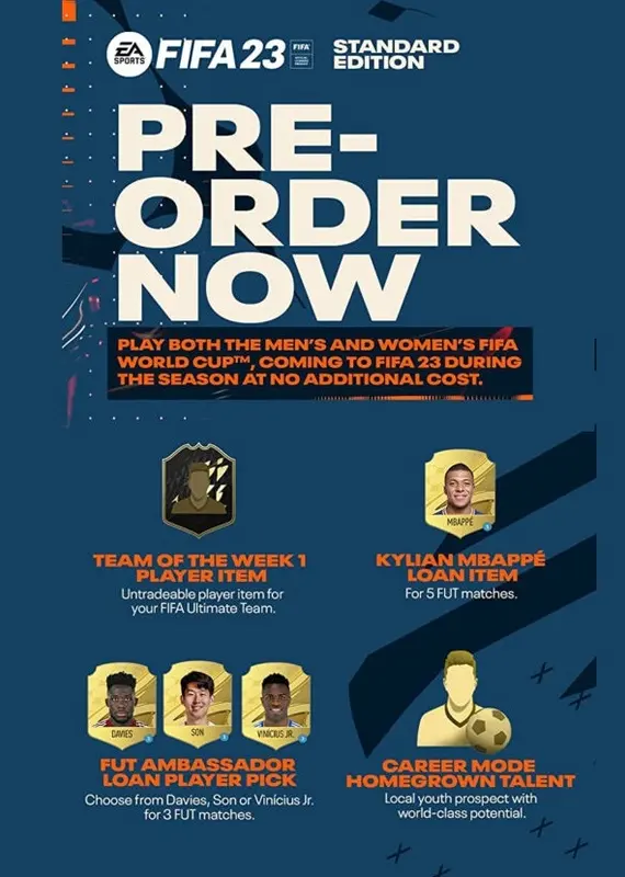 Jaquette de EA SPORTS™ FIFA 23 Standard Edition Pre-Order Bonus (DLC) — DLC PC (EA app)